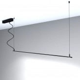 Linearlampe Pendelleuchte - MILANO SLIM SCHWARZ - 0,5 m - 1 m - 1,5 m - 2 m - IP54