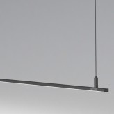 Lâmpada linear Pendente - MILANO SLIM PRETO - 0,5m - 1m - 1,5m - 2m - IP54