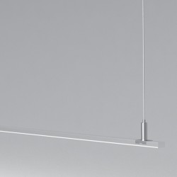 Lâmpada linear Pendente - MILANO SLIM PRATA - 0,5m - 1m - 1,5m - 2m - IP20