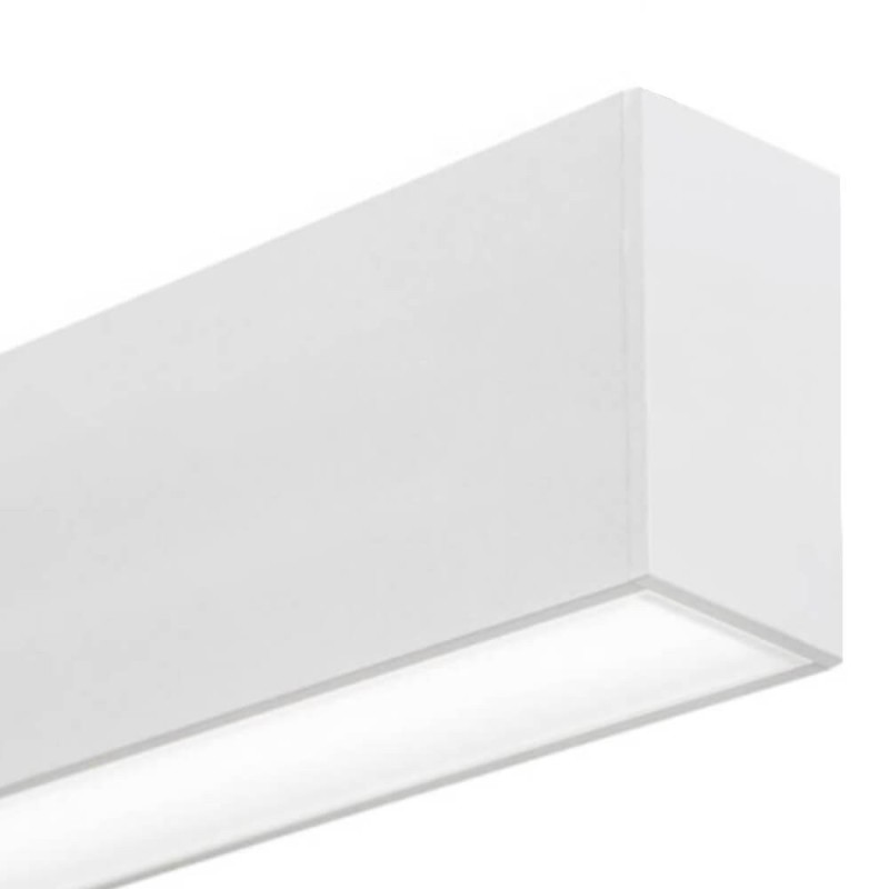 Régua linear LED - MUNIQUE BRANCO - 0,5m - 1m - 1,5m - 2m - IP20