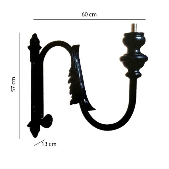 Arm streetlight  model Clasica 60cm