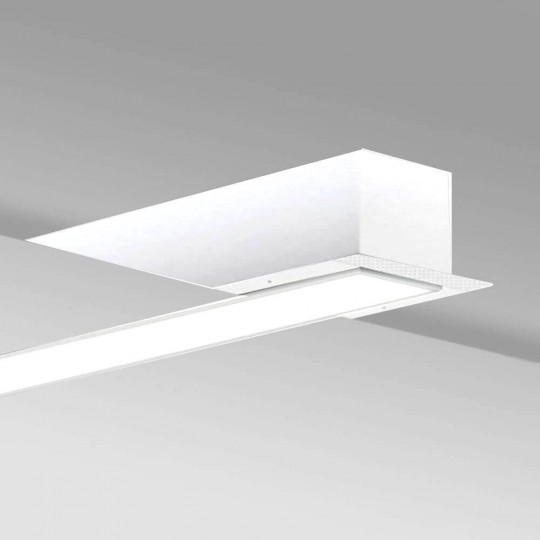 Lineare LED -  Einbau -  MOSKAU MINI WEISS - 0,5 m - 1 m - 1,5 m - 2 m - IP54