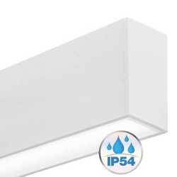 Régua linear LED - MUNIQUE BRANCO - 0,5m - 1m - 1,5m - 2m - IP20