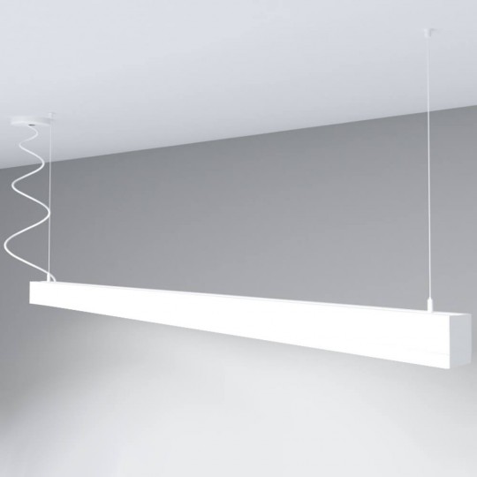 Linearlampe Pendelleuchte - MÜNCHEN WEISS - 0,5 m - 1 m - 1,5 m - 2 m - IP20