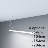 Lâmpada linear Pendente - MUNICH MINI - 0,5m - 1m - 1,5m - 2m - IP65
