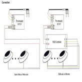 LED-Lampe Unterwasser DC12V - 12W - IP68