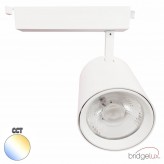 Foco LED 30W KATTEGAT Blanco Carril Monofásico CRI +90 CCT