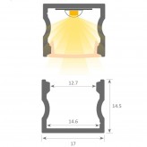 Linear LED Batten - NEW YORK  WHITE - 0.5m - 1m - 1.5m - 2m - IP54