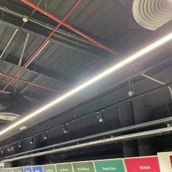 Regleta Lineal LED- MUNICH NEGRO- 0.5m - 1m - 1,5m - 2m - IP20