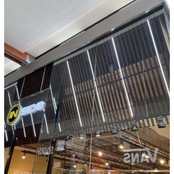 Linear LED Batten - NEW YORK  SILVER - 0.5m - 1m - 1.5m - 2m - IP54