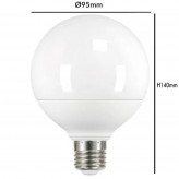 Ampoule LED - 15W - 300º  -E27 G95