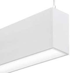 Lâmpada linear Pendente - MUNIQUE BRANCO - 0,5m - 1m - 1,5m - 2m - IP20