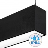 Lâmpada linear Pendente - MUNIQUE PRETO - 0,5m - 1m - 1,5m - 2m - IP20