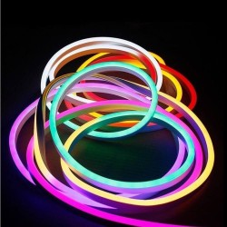 8W Neon LED Flexible 12V Coil 25m  8mm Yellow