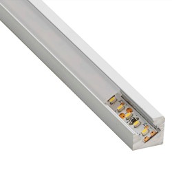 Barra linear de LED - Superfície - TEXAS PRATA - 0,5m - 1m - 1,5m - 2m