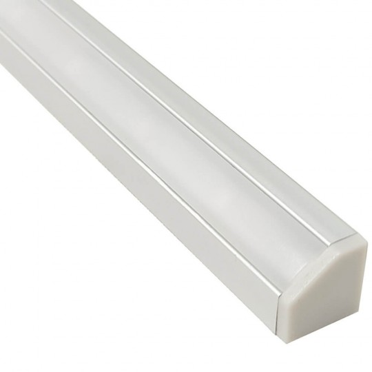 Barre Linéaire LED Intégrée - Surface - TEXAS ARGENT -24V- 0.5m - 1m - 1.5m - 2m