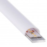 Barre Linéaire LED intégrée - Surface - TENNESEES ARGENT -24V- 0.5m - 1m - 1.5m - 2m