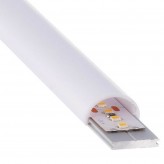 Integrierte LED-Linearleiste - Oberfläche - TENNESEE - SILBER -24V- 0,5m - 1m - 1,5m - 2m