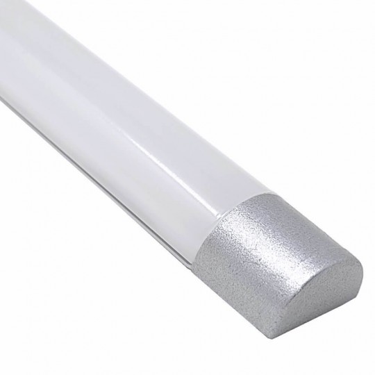 Barra Lineal LED Integrado - Superficie - TENNESEE PLATA -24V-  0,5m - 1m - 1,5m - 2m