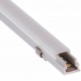 Barre Linéaire LED intégrée - Surface - DETROIT ARGENT -24V- 0.5m - 1m - 1.5m - 2m