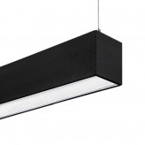 Lâmpada linear Pendente - MUNIQUE MINI PRETO - 0,5m - 1m - 1,5m - 2m - IP54