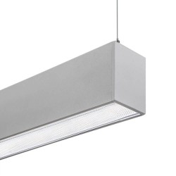 Lâmpada linear Pendente - MUNIQUE MINI PRATA - 0,5m - 1m - 1,5m - 2m - IP54