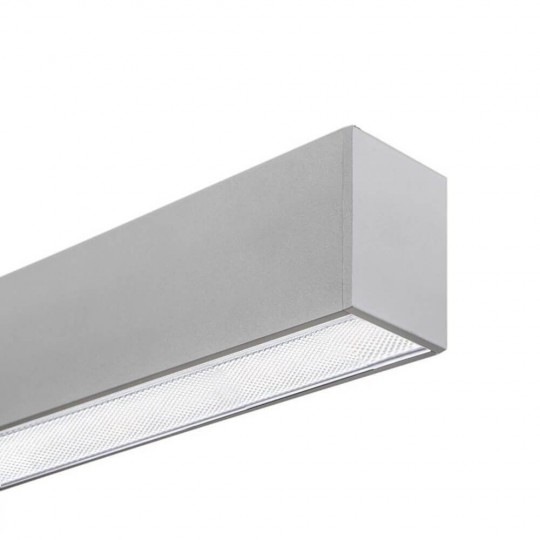 Lineare LED - Deckenaufbauleuchte - MÜNCHEN MINI SILBER - 0.44m - 0.94m - 1,44m - 1.94m - IP54