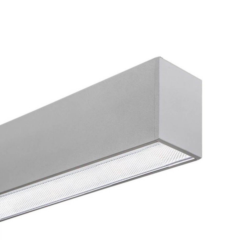 Lineare LED - Deckenaufbauleuchte - MÜNCHEN MINI SILBER - 0,5 m - 1 m - 1,5 m - 2 m - IP54