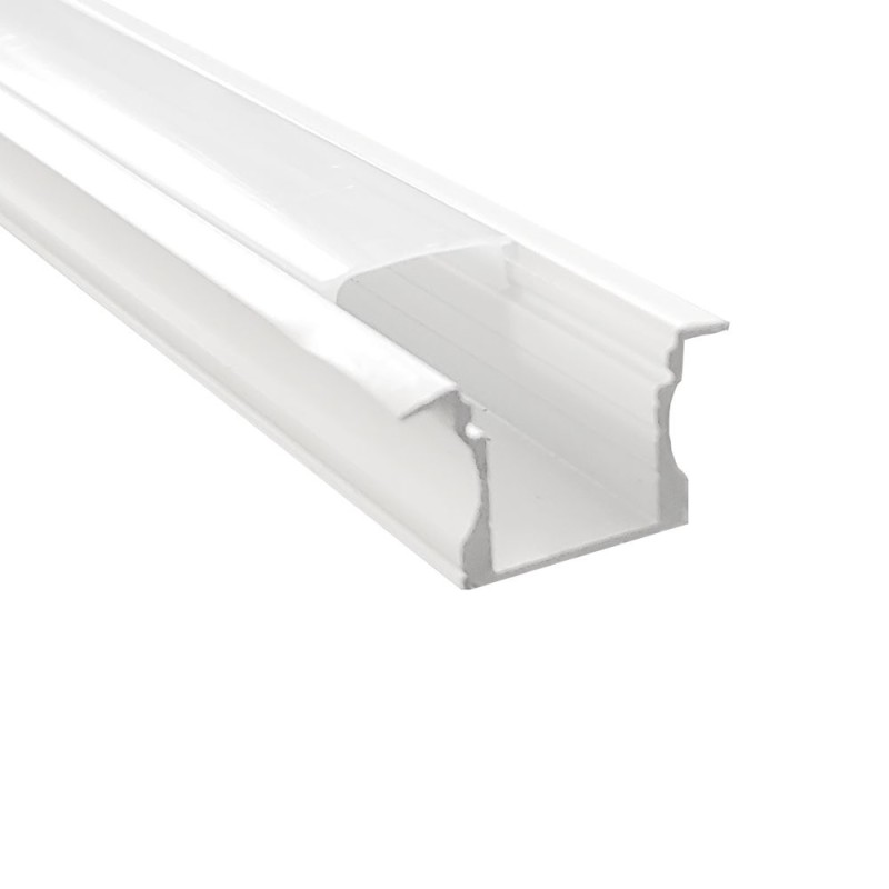 Profile White & Black  - 2 Meters - Wings - Aluminum - for LED