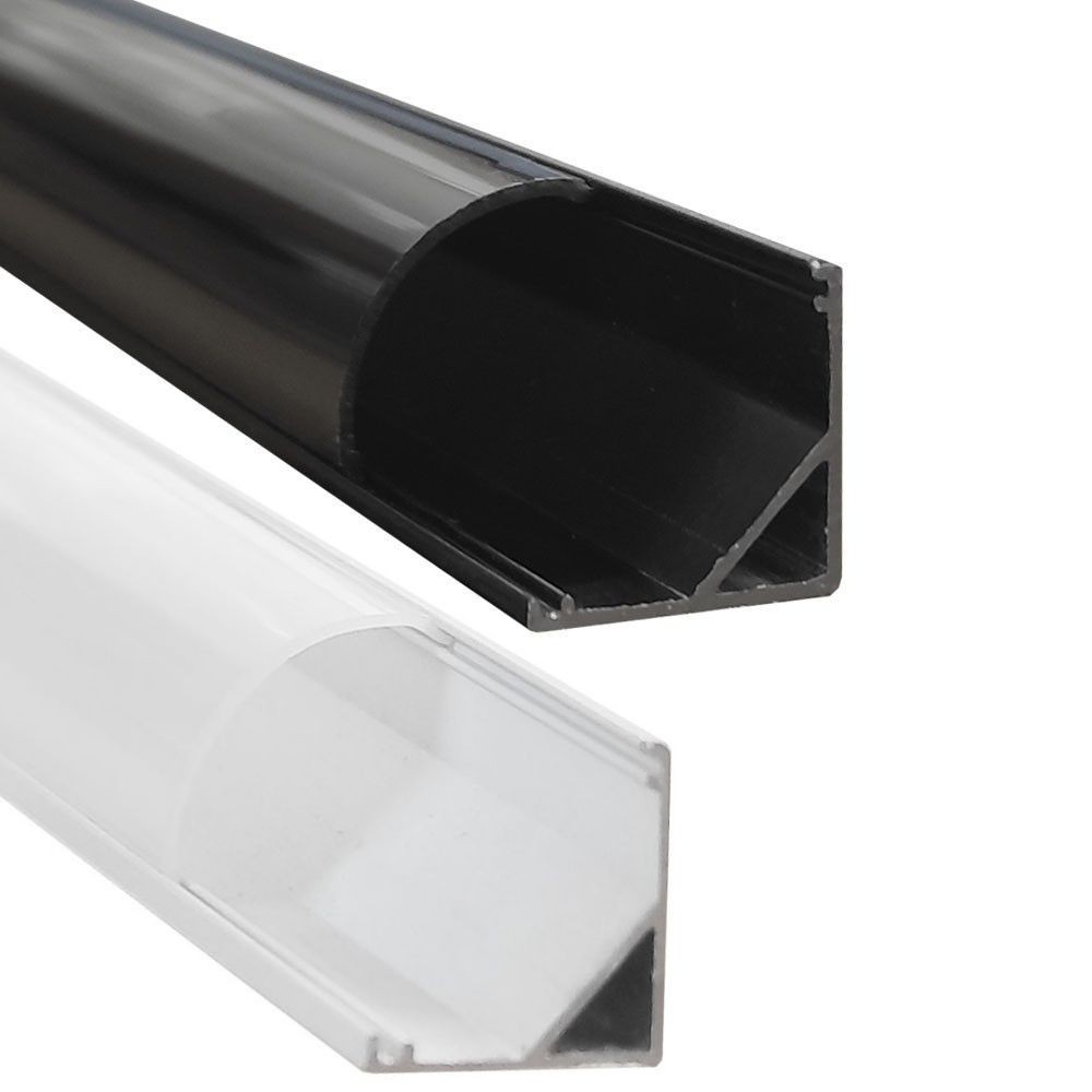 Comprar Perfil Aluminio LED - Negro - POSTDAM - Difusor Micro
