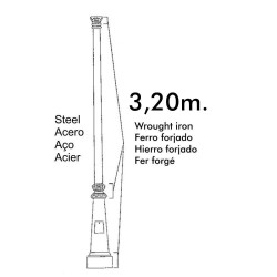 Columna F/Villa 3 metros