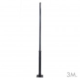 Column REKA Black - 3 meters - 4 meters