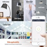 10W SMART Wifi RGB+CCT+ Fernbedienung LED-Lampen - A60 Dimmbar - E27