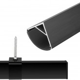 Profile White & Black  - 2 Meters - L - Aluminum - for LED