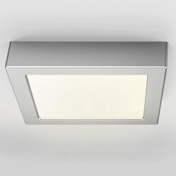 15W LED Ceiling Light - Square Stainless Steel - CCT - OSRAM CHIP DURIS E 2835