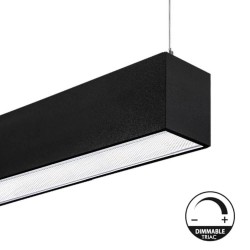 Lâmpada linear Pendente - MUNIQUE MINI PRETO - 0,5m - 1m - 1,5m - 2m - IP54