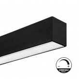 Lineare LED - Deckenaufbauleuchte - MÜNCHEN MINI SCHWARZ - 0,5 m - 1 m - 1,5 m - 2 m - IP54