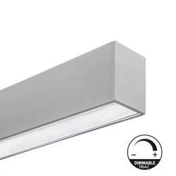 Linear LED Batten - MUNICH MINI SILVER - 0.5m - 1m - 1.5m - 2m - IP54