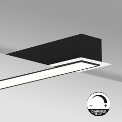 LED Linear luminaire - Recessed -  MOSCOW MINI BLACK - 0.5m - 1m - 1.5m - 2m - IP54