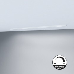 Régua linear LED - NEW YORK BRANCO - 0,5m - 1m - 1,5m - 2m - IP54