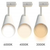 LED Strahler 30W MAYA Weiß  1-Phasen-Stromschienen - CCT - DOB Driverless - CRI +90