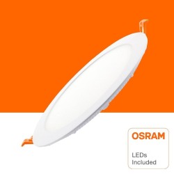 24W LED Circular Downlight Slim - OSRAM CHIP DURIS E 2835