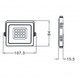 Foco Proyector LED 10W AVANT OSRAM CHIP DURIS E 2835