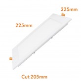 Downlight Slim LED Carré 20W - 120° OSRAM Chip