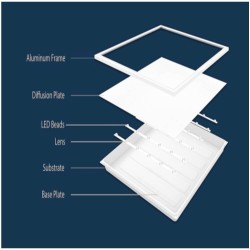 PACK 10 LED Panel 60x60  44W - Philips Certa Driver