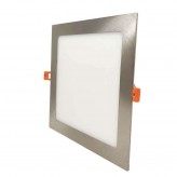 LED Einbauleuchte Quadratisch 15W Silber Rahmen - CCT- OSRAM CHIP DURIS E 2835