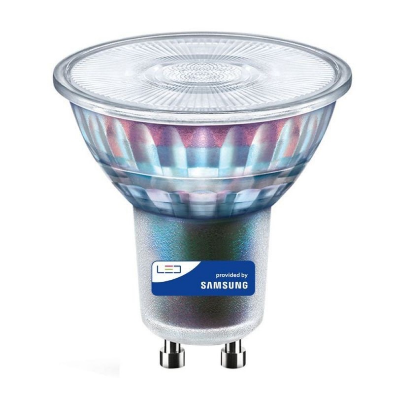 GU10 LED 6W - DIMMABLE - SAMSUNG GLASS