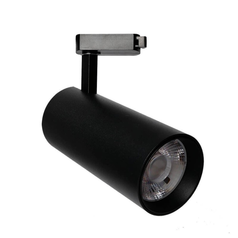 Comprar Foco Led 30W Preto Maya Calha Monofásico para Lojas