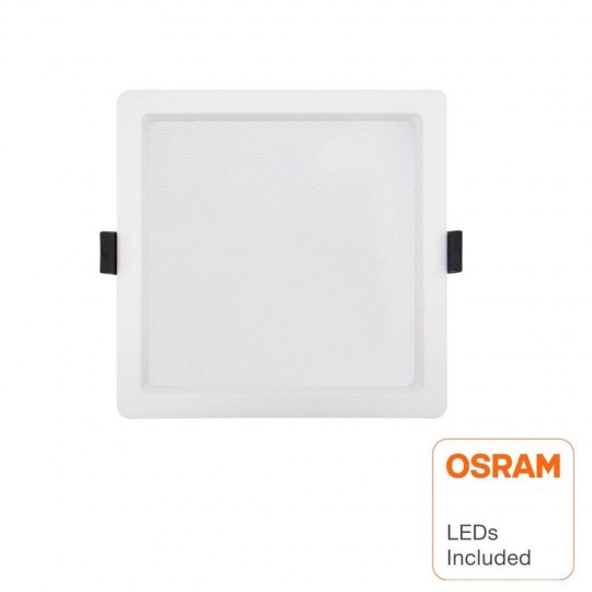 LED Einbauleuchte 15W - Quadratisch- OSRAM CHIP DURIS E 2835 - CCT - UGR17