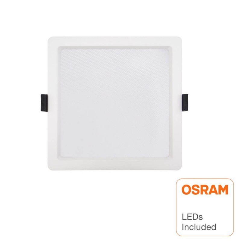 Downlight LED 15W Cuadrado - OSRAM CHIP DURIS E 2835 - CCT - UGR17